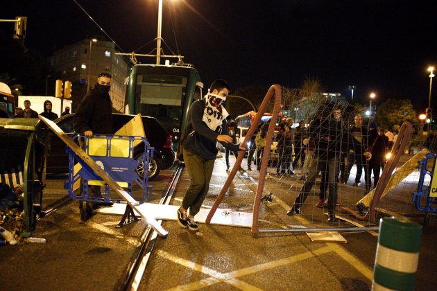 CDR barricada visita rey Barcelona - Mireia Comas