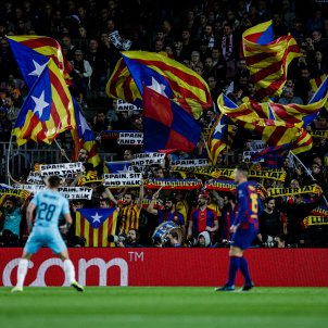 Barca Slavia Camp Nou estelades Champions Europa Press